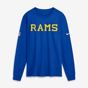 Men's Nike Royal Los Angeles Rams Option Offense Long Sleeve T-Shirt