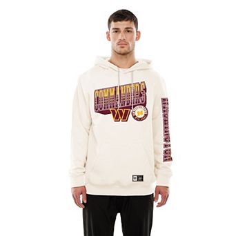 Men's New Era Cream Washington Commanders Dune Dust Hoodie