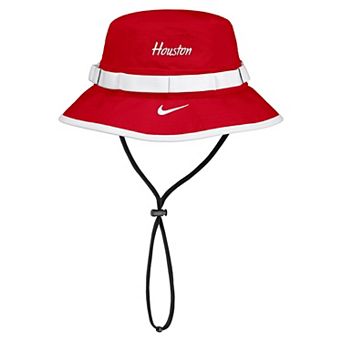 Men's Nike Red Houston Cougars 2026 On-Field Apex Boonie Bucket Hat