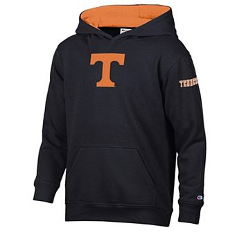 Youth Champion Black/Tennessee Orange Tennessee Volunteers Volume Fleece Hoodie