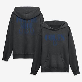 Men's Fanatics Black Indianapolis Colts Relaxed Intense Rivalry French Terry Hoodie