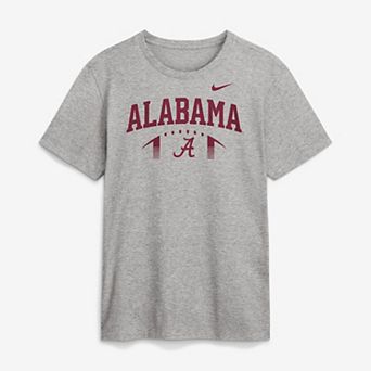 Men's Nike Heather Gray Alabama Crimson Tide Primetime Football Icon T-Shirt