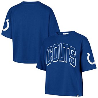 Women's '47 Royal Indianapolis Colts Call Out Reed City T-Shirt