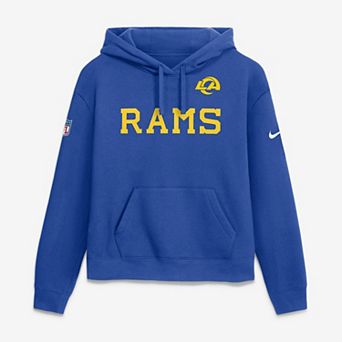 Women's Nike Royal Los Angeles Rams Club Fleece Hoodie
