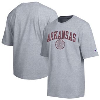 Men's Champion Heather Gray Arkansas Razorbacks Scholar All-Star T-Shirt