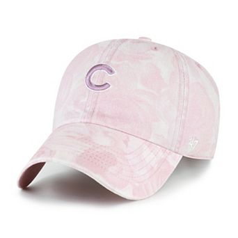 Women's '47 Pink Chicago Cubs Gardenia Clean Up Adjustable Hat