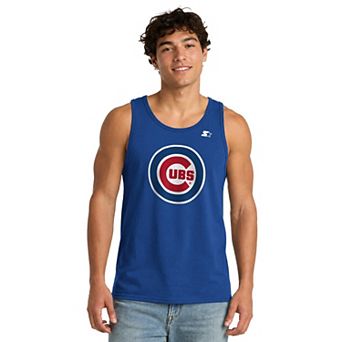 Men's Starter Royal Chicago Cubs Tank Top