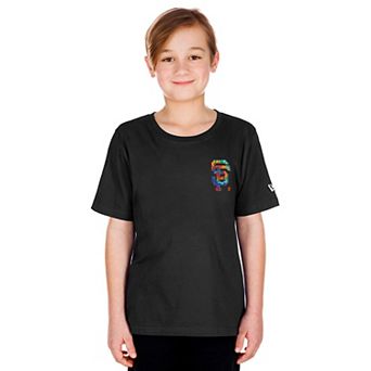 Youth New Era Black San Francisco Giants Cartoon Logo T-Shirt