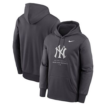 Men's Nike Anthracite New York Yankees Therma-FIT Hoodie