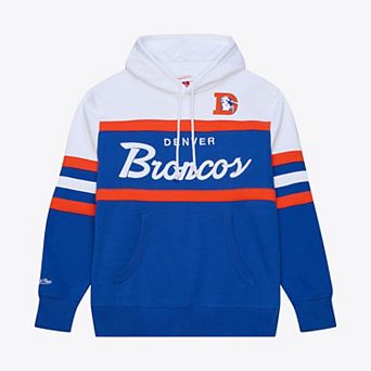 Men's Mitchell & Ness Royal Denver Broncos Head Coach Hoodie