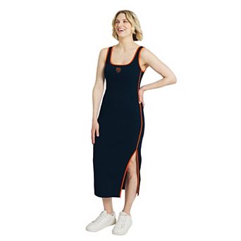 Women's WEAR by Erin Andrews Navy Chicago Bears Ribbed Tank Dress