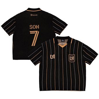 Unisex Peace Collective Son Heung-Min Black LAFC Knit Fashion Jersey