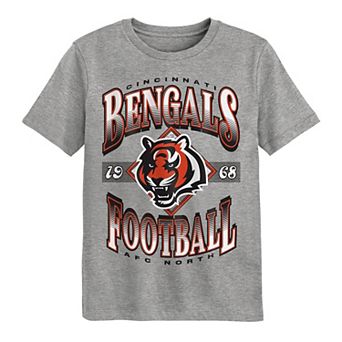 Preschool Outerstuff Dark Heather Gray Cincinnati Bengals Of Days Past T-Shirt