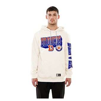 Men's New Era Cream Denver Broncos Dune Dust Hoodie
