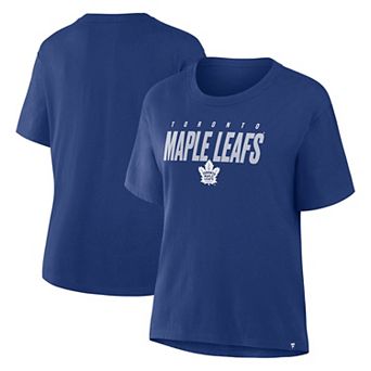 Women's Fanatics Blue Toronto Maple Leafs Fundamentals Legacy T-Shirt