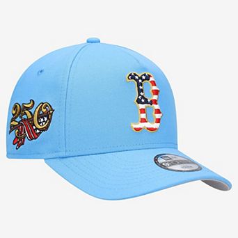 Youth New Era Light Blue Boston Red Sox Celebrate America's 250th 9FORTY A-Frame Adjustable Hat