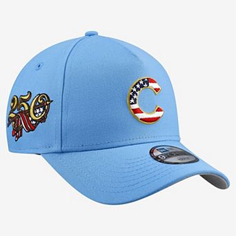 Youth New Era Light Blue Chicago Cubs Celebrate America's 250th 9FORTY A-Frame Adjustable Hat