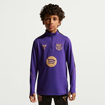 Youth Nike Purple Barcelona 2026/27 Away Strike Drill Dri-FIT Quarter-Zip Top