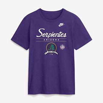 Men's Nike Purple Arizona Diamondbacks Cooperstown Graphic T-Shirt