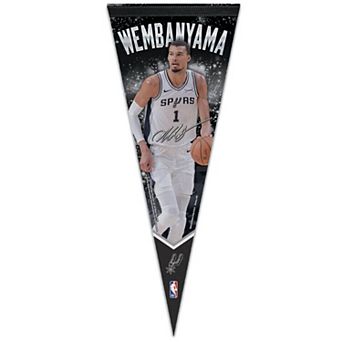 WinCraft Victor Wembanyama San Antonio Spurs 12" x 30" Premium Pennant