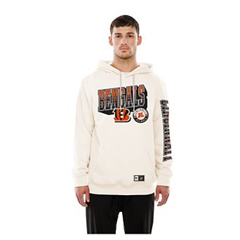 Men's New Era Cream Cincinnati Bengals Dune Dust Hoodie