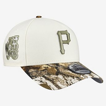 Men's New Era Khaki/Realtree Camo Pittsburgh Pirates 9FORTY A-Frame Adjustable Hat