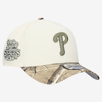 Men's New Era Khaki/Realtree Camo Philadelphia Phillies 9FORTY A-Frame Adjustable Hat