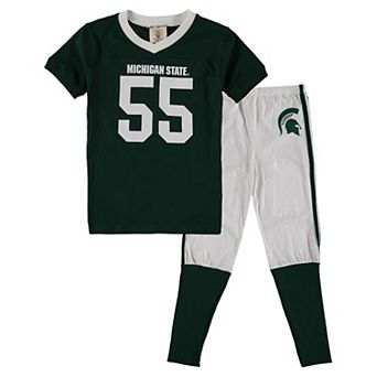 Preschool Wes & Willy Green Michigan State Spartans Preschool Pajama Set