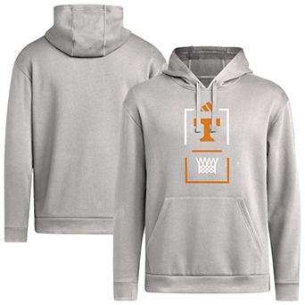 Men's adidas Gray Tennessee Volunteers On-Court Basketball Hoodie