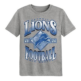 Preschool Outerstuff Dark Heather Gray Detroit Lions Of Days Past T-Shirt