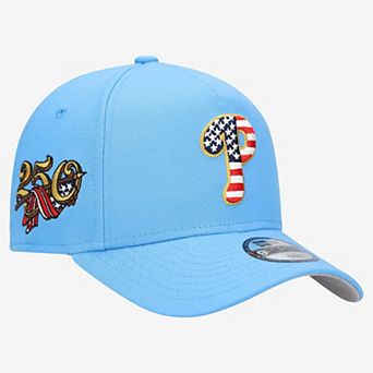 Youth New Era Light Blue Philadelphia Phillies Celebrate America's 250th 9FORTY A-Frame Adjustable Hat
