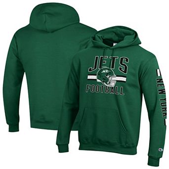 Men's Champion Green New York Jets Powerblend Hoodie