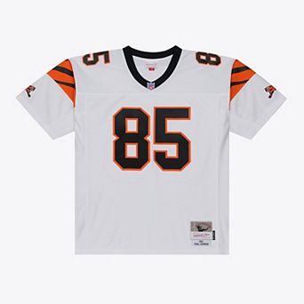 Men's Mitchell & Ness Chad Johnson White Cincinnati Bengals 2001 Legacy Replica Player Jersey