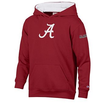Youth Champion Crimson/White Alabama Crimson Tide Volume Fleece Hoodie