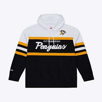 Men's Mitchell & Ness Black Pittsburgh Penguins Head Coach Hoodie