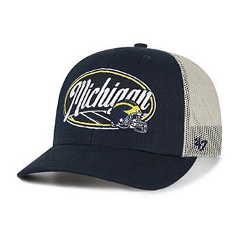 Unisex '47 Navy Michigan Wolverines Enfield Adjustable Trucker Hat