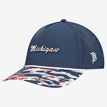 Unisex Branded Bills Navy Michigan Wolverines Stars & Stripes Rope Adjustable Hat