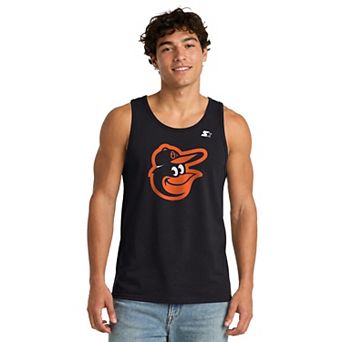 Men's Starter Black Baltimore Orioles Tank Top