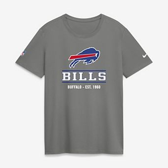Women's Nike Gray Buffalo Bills Sideline Alternate Final Sprint Dri-FIT T-Shirt