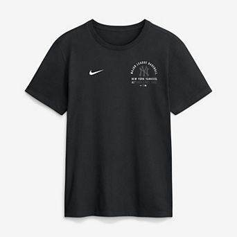 Men's Nike Black New York Yankees Split Logo T-Shirt