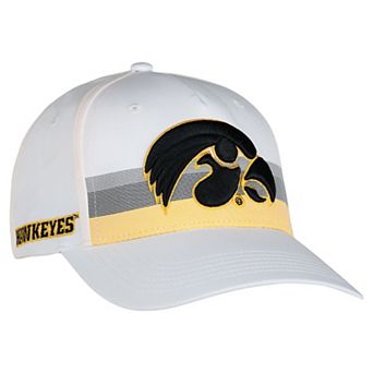 Unisex Ahead White Iowa Hawkeyes The Sideline Snapback Hat