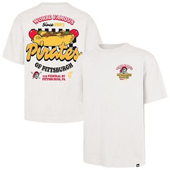 Men's '47 Cream Pittsburgh Pirates Glizzy T-Shirt