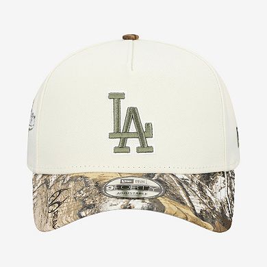 Men's New Era Khaki/Realtree Camo Los Angeles Dodgers 9FORTY A-Frame Adjustable Hat