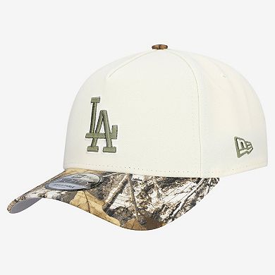 Men's New Era Khaki/Realtree Camo Los Angeles Dodgers 9FORTY A-Frame Adjustable Hat