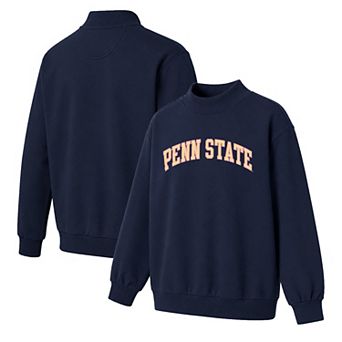 Women's Navy Penn State Nittany Lions Monroe Mock Neck Sweatshirt