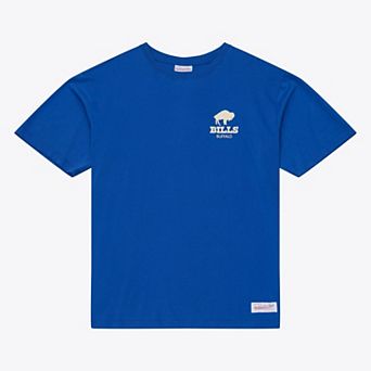 Men's Mitchell & Ness Royal Buffalo Bills Core Essentials Micro Logo T-Shirt