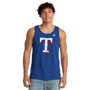 Men's Starter Royal Texas Rangers Tank Top