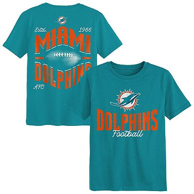 Toddler Outerstuff Aqua Miami Dolphins Top Pick T-Shirt