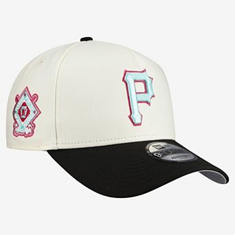 Men's New Era Cream Pittsburgh Pirates Stadium Chrome 9FORTY A-Frame Adjustable Hat