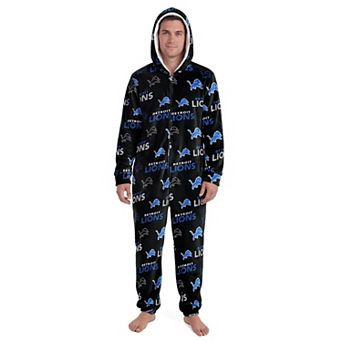 Unisex Concepts Sport Black Detroit Lions Sidekick Union Suit